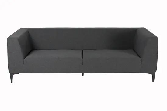 Триместен диван КАРДАМ ROTA 03- сниман в профил, сив