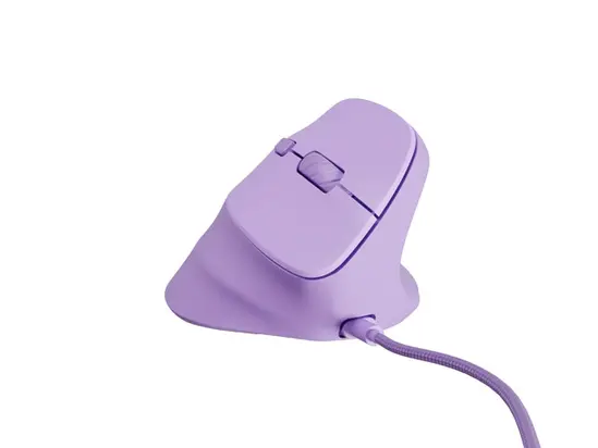 Мишка Natec Vertical Mouse Crake 2 Pro 12800DPI Optical Pure Lavander