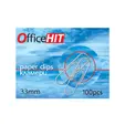 Кламери никел 33 мм 100 бр Office Hit 