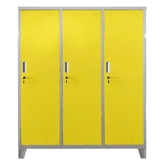 Метален гардероб детски BTL JZ с 2 отделения 150x120x40 см- снимат отпред, затворен