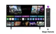 Телевизор LG 50NANO80A3B, 50" 4K HDR Smart Nano Cell TV, 3840x2160, DVB-T2CS2, AI Alpha 7, HDR 10 PRO, webOS 25, ThinQ AI, VRR, ALLM, HGiG, WiFi, Clear Voice, AI Upscaling, Bluetooth, Hdmi e-ARC , CI, LAN, AirPlay2, Chromecast, 2 Pole stand, Black
