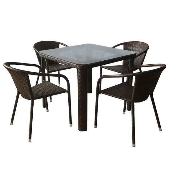 Ратанов комплект ВЕСЕЛА- кафяв ратан