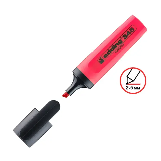 Текст маркер Edding Е-345  червен