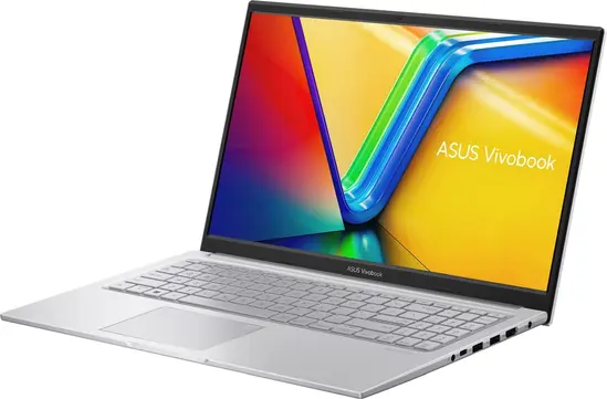 Лаптоп Asus Vivobook X1504VA-BQ5639NA,Intel Core 3 100U 1.2 GHz (10MB Cache, up to 4.7 GHz, 6 cores, 8 Threads), 15.6" FHD,(1920x1080),8GB DDR5 , SSD 256GB, Chiclet Keyboard with Num-key,No OS, Cool Silver,US, no adapter