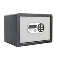 Затворен метален сейф UNS TRL1 - затворен, сив, с ел. заключване