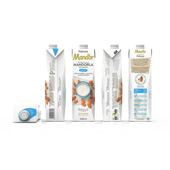 Бадемова напитка с калций Light Mand'Or 1л