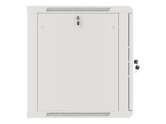Комуникационен шкаф Lanberg rack cabinet 19' wall-mount 12U600x600 for self-assembly with metal door grey (flat pack)