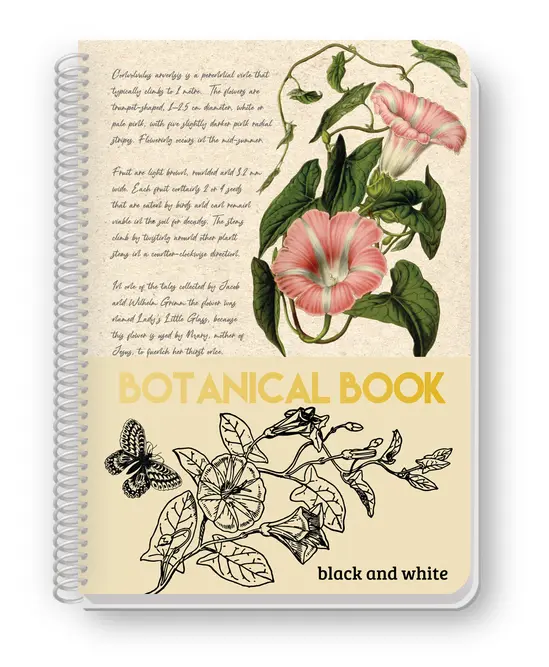 Тетрадка спирала А5 Botanical Book 80 л