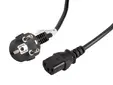 Кабел Lanberg CEE 77 - IEC 320 C13 power cord 3m VDE, black
