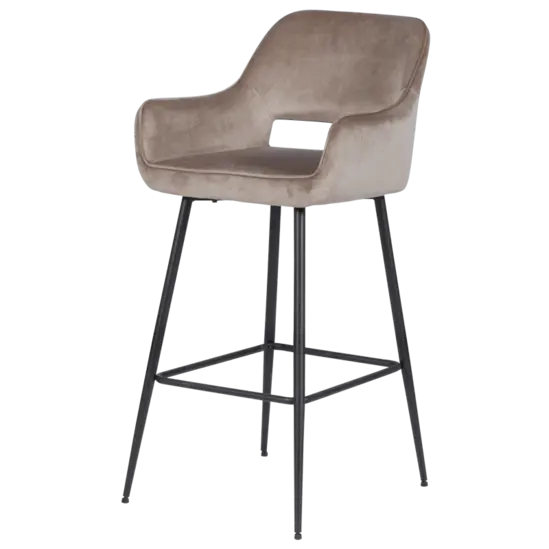 Бар стол СИМЕОНА- мека седалка и обледалка