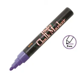 Маркер тебешир Marvy Uchida лилав