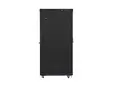 Комуникационен шкаф Lanberg rack cabinet 19' free-standing 42U800x1200 (flat pack) with glass door lcd black v2