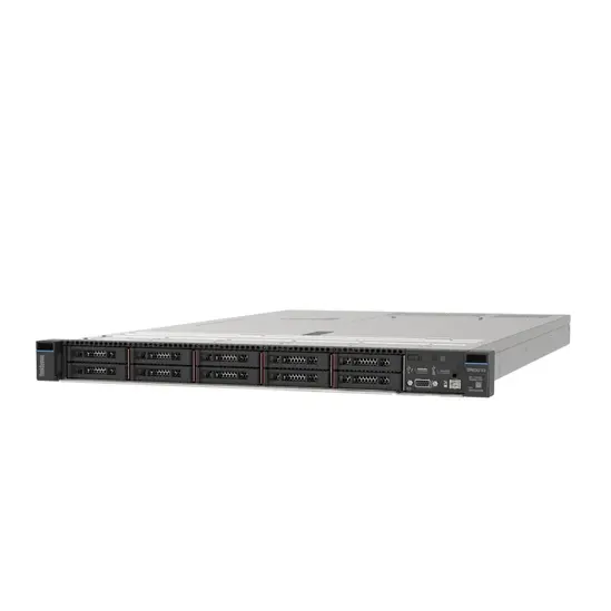 Сървър Lenovo ThinkSystem SR630 V3, Xeon Silver 4410Y (12C, 2.0GHz, 30MB Cache, 150W), 32GB (1x32GB, 4800MHz 1Rx4 DDR5 RDIMM), 8 SASSATA, 9350-8i Internal, 1x1100W Titanium, 6 Performance Fans, XCC Platinum