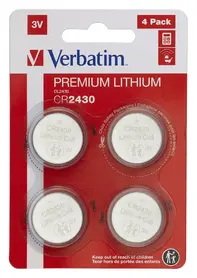 Батерия Verbatim LITHIUM BATTERY CR2430 3V 4 PACK