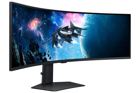 Монитор Samsung LS49CG950, 49' Odyssey G9 GAMING, Curved VA, 1000R, 240Hz, 32:9, 5120 x 1440, 450 cdm2, Display Port, HDMI, Micro HDMI, USB Hub, Black