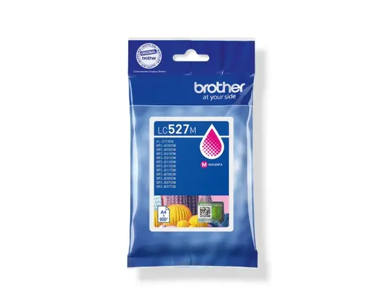 Консуматив Brother LC527M Magenta Ink Cartridge for MFCJ5010DW/MFCJ5110DW - 900 page yield