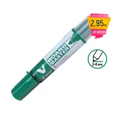 Маркер за бяла дъска Pilot Master зелен с пиктограма за цена