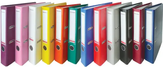 Класьор 8 см OIPlus мет.кант син