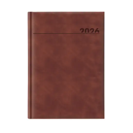 Календар - бележник CHIA А5 кафяв