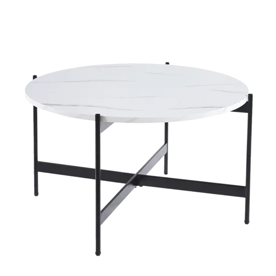 Холна маса ЦВЕТИНА- черни метални крака