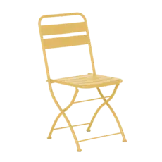 Градински сгъваем стол ЙОЛИ- жълт