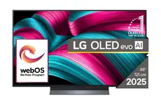 Телевизор LG OLED48C51LA, 48" UHD OLED evo, 4K (3840 x 2160), DVB-C/T2/S2, Full Cinema Screnn, Alpha 9 AI 4K Gen8, 120Hz Native (VRR 144Hz), ThinQ AI, HDR10, VRR, NVIDIA G-SYNC, AMD FreeSync, Dolby Vision, Dolby Atmos, Wi-Fi 6, Bluetooth, HDMI, USB, Airpl