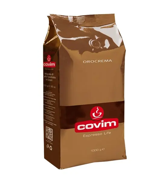 Кафе Covim Orocrema 1 кг зърна опаковка