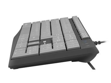 Клавиатура Natec keyboard Nautilus SLIM Black-Grey US layout