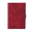 Календар бележник КИНГ в кутия-червен цвят, затворен