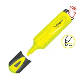 Текст маркер Maped fluo peps жълт