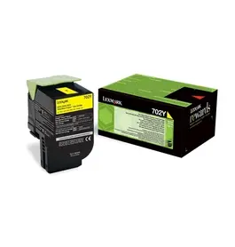 Консуматив Lexmark 70C20Y0 CSCX310, 410, 510 Yellow Return Programme 1K Toner Cartridge
