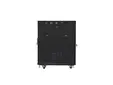 Комуникационен шкаф Lanberg rack cabinet 19' free-standing 15U800x1000 (flat pack) with glass door lcd black v2