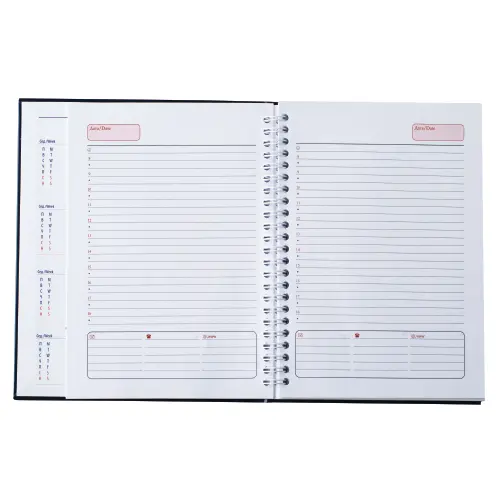 Тефтер скрита спирала ДАКОТА A5-отворен