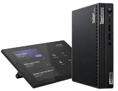 Конферентни решения Lenovo ThinkSmart Tiny Kit+VESA Mount Intel Core i3-13100T (up to 4.2GHz, 12MB), 2x 8GB DDR4-3200, 256GB SSD, Intel UHD Graphics, WLAN, BT, ThinkSmart Controller, Win11 IoT Enterprise for Collaboration, 1Y Premier Support