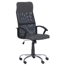 Директорски стол ЕГОР- снимка отстрани, сив цвят