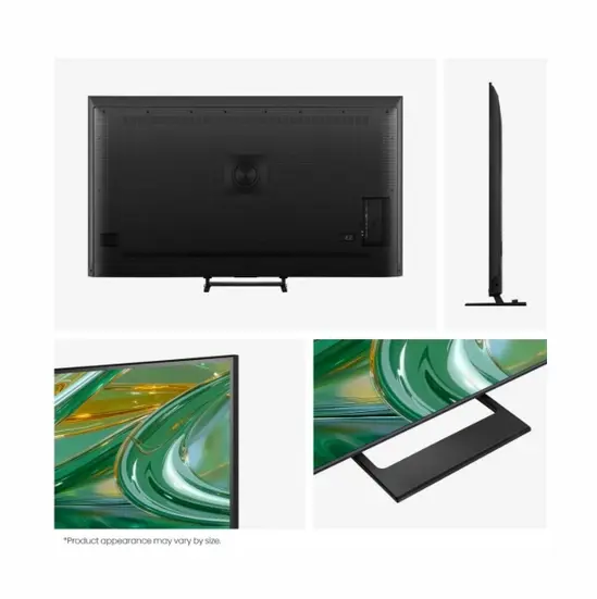 Телевизор Hisense 75" E8S, 4K Ultra HD 3840x2160, ULED, Quantum Dot,144 Hz, HDR 10+, HLG, Dolby Vision, DTS Virtual X, Smart TV, Light Sensor, WiFi Direct, BT, Anyview Cast, 3xHDMI, 2xUSB, LAN, CI+, DVB-T2/C/S2,Singale stand, Black