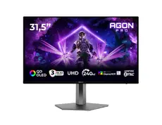 Монитор AOC AG326UZD2, 31.5" QD-OLED, 3840x2160@240Hz, 0.03ms GtG, 250cd m/2 (SDR), 1000cd m/2 (HDR), 1.500.000:1, 80M:1, Adaptive Sync, FlickerFree, LowBlue Mode, 8Wx2, Tilt, Height Adjust, Pivot, Swivel, 2xHDMI, DP, USB hub, KVM