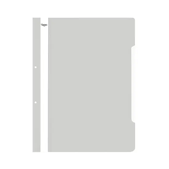 Папка PVC с перфорация сива