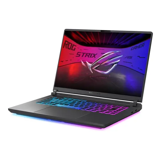 Лаптоп Asus Strix G16 G615LR-S5152W,INTEL ARL HX  Ultra 9, 16.0  WQXGA 2560X1600 16:10 Bend+500nits AG Wide View, 240Hz,DDR5 32GB ( 16GB DDR5-5600 SO-DIMM *2 ) ,1TB , RTX5070  Ti 12GB,Wi-Fi 7 ,Backlit Kbd 4-Zone RGB, Windows 11,Eclipse Gray +ROG backpack