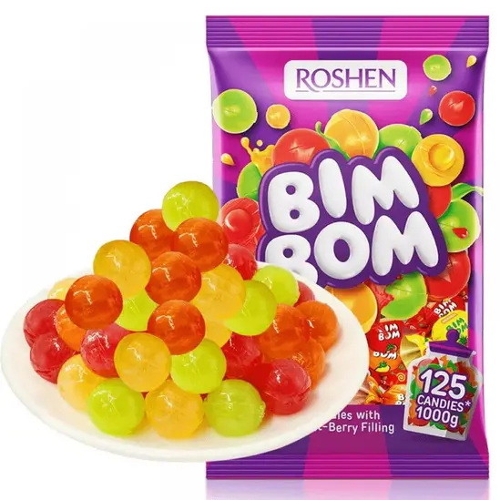 Бонбони Roshen bim bom карамелажни 1 кг