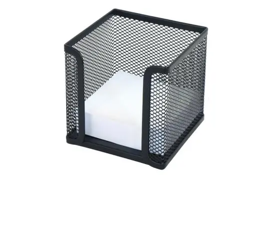 Поставка за хартиено кубче мрежа черно