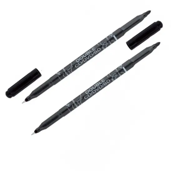 Перманетен маркер Centropen двувърх черен