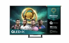 Телевизор Hisense 65' A7Q, 4K Ultra HD 3840x2160, QLED, HDR 10+, HLG, Dolby Vision, Dolby Atmos, Smart TV, Light Sensor, WiFi Direct, BT, Anyview Cast, 3xHDMI, 2xUSB, LAN, CI+, DVB-T2CS2, Black