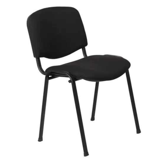 Посетителски стол Gen40 дамаска- черен