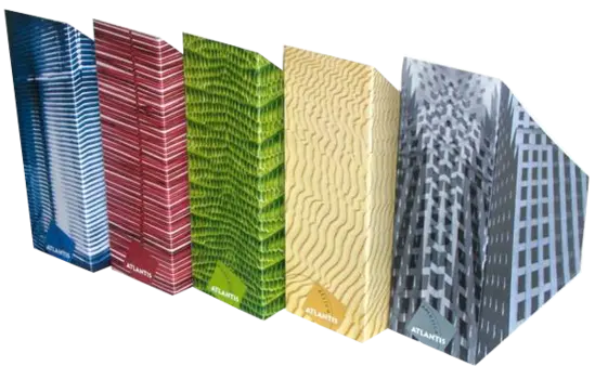 Вертикална поставка картон Atlantis 10 см асорти