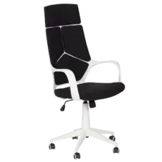 Президентски стол ЯКИМ -снимка отпред, бял полипропилен