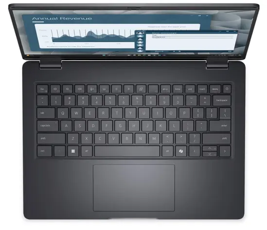 Лаптоп Dell Pro 14 PC14255, AMD Ryzen 5 PRO 230 (22 MB cache, 6cores,  up to 4.9 GHz, 16 TOPS NPU), 14" FHD+(1920x1200) IPS, 300nits AG, 16 GB: 1 x 16 GB, DDR5, 5600 MTs, 512 GB SSD, AMD Radeon 760M graphics, FHD HDR IR Cam and Mic, Wi-Fi 6E, FPR, Backli