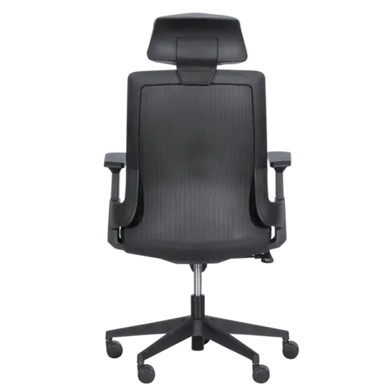 Директорски стол АЛИНА-снимка отзад, полипропиленова рамка