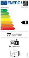 Телевизор LG OLED65G63LS, 65" UHD OLED evo, 4K (3840 x 2160), DVB-C/T2/S2, Full Cinema Screnn, Alpha 11 AI 4K, 120Hz Native (VRR 165Hz), ThinQ AI, HDR10, VRR, NVIDIA G-SYNC, AMD FreeSync, Dolby Vision, Dolby Atmos, Wi-Fi 6E, Bluetooth, HDMI, USB, Airplay 