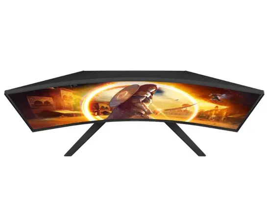 Монитор AOC CQ32G4VE, 31.5" Curved 1500R, Fast VA WLED, 2560x1440@180 Hz, 1ms GtG, 0.5ms MPRT, 300 cd/m2, 3500:1, 80M:1 DCR, Adaptive Sync, Flicker Free, Low Blue Light, Tilt, 2xHDMI, DP